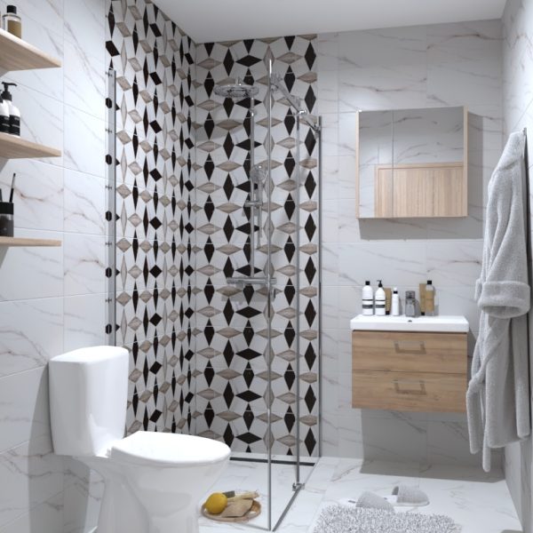 Kolekcija Chic White 25x50