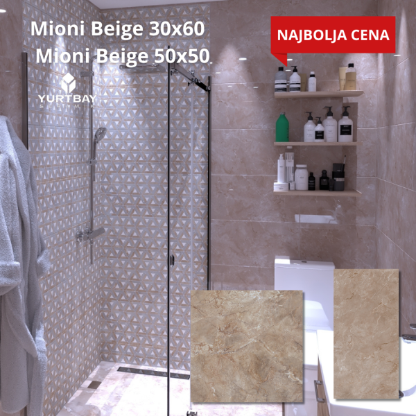 MIONI Beige 30x60 45x45