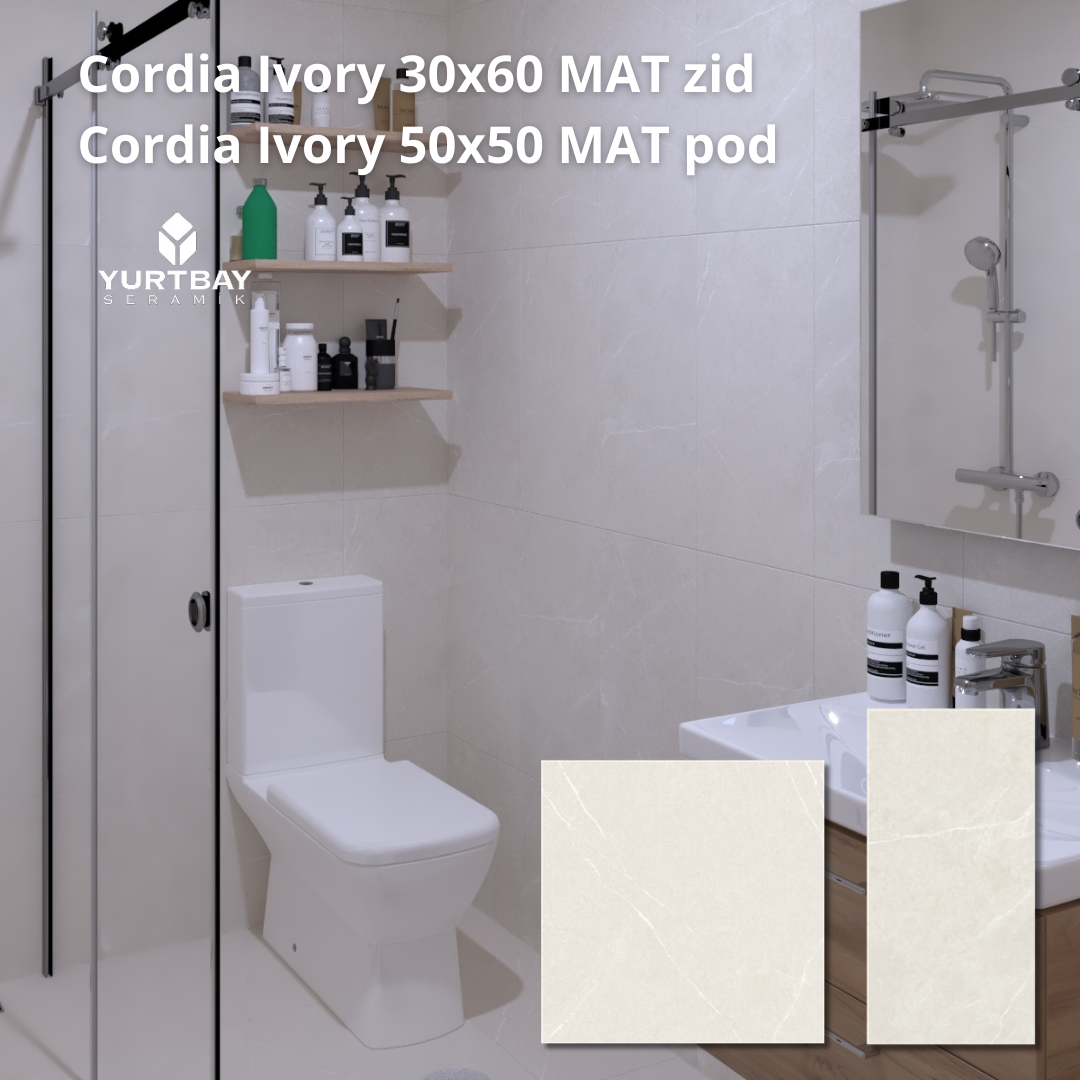 Cordia Ivory 30x60 Mat