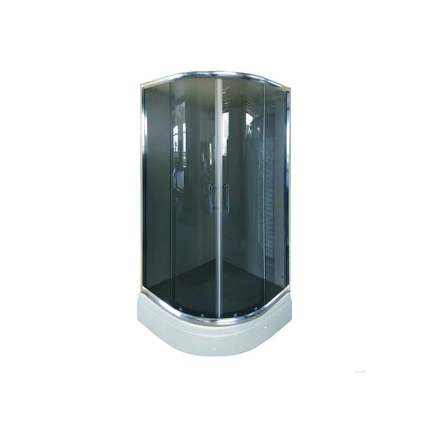 Tuš kabina R80 TRANSPARENT gray 80x80