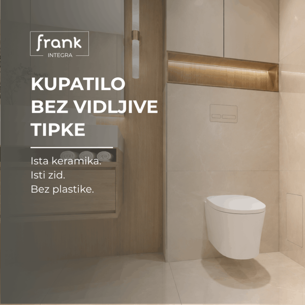 Nevidljiva tipka za vodokotlić Geberit, TECE, Fleunta, Alca